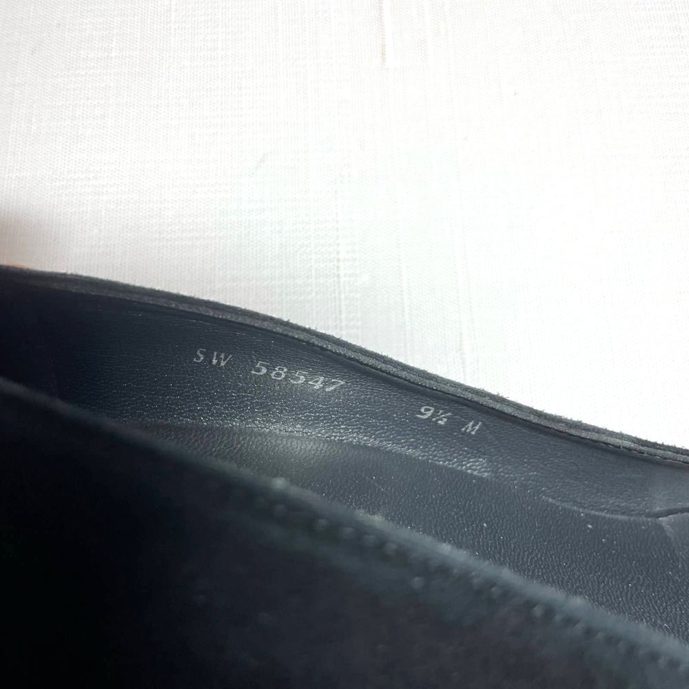 Stuart Weitzman Black Suede Pumps Pointed Toe Heels Stiletto Womens Size 9.5 - Picture 6 of 6